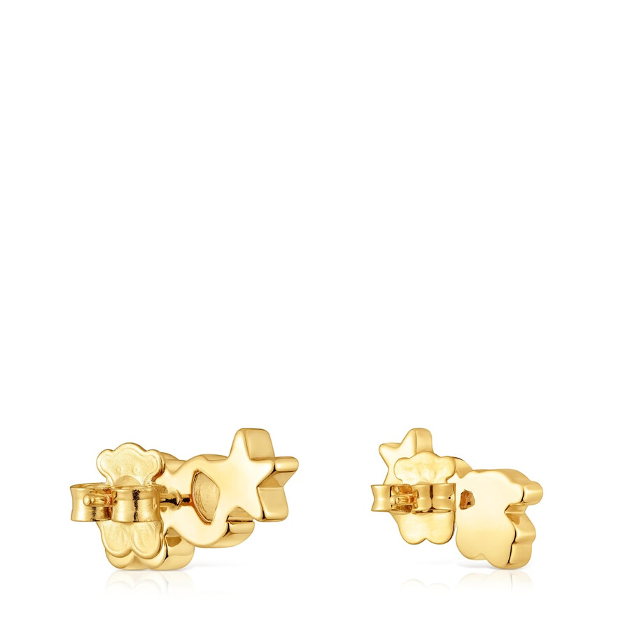 ohrringe „climber aus 18-karätigem gold über silber mit diamanten tous 1950