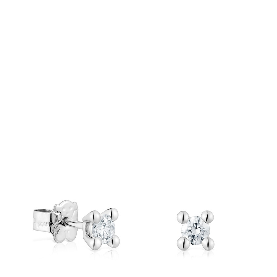 platinohrringe mit 036 ct im labor gezüchteten diamanten tous shine lgd