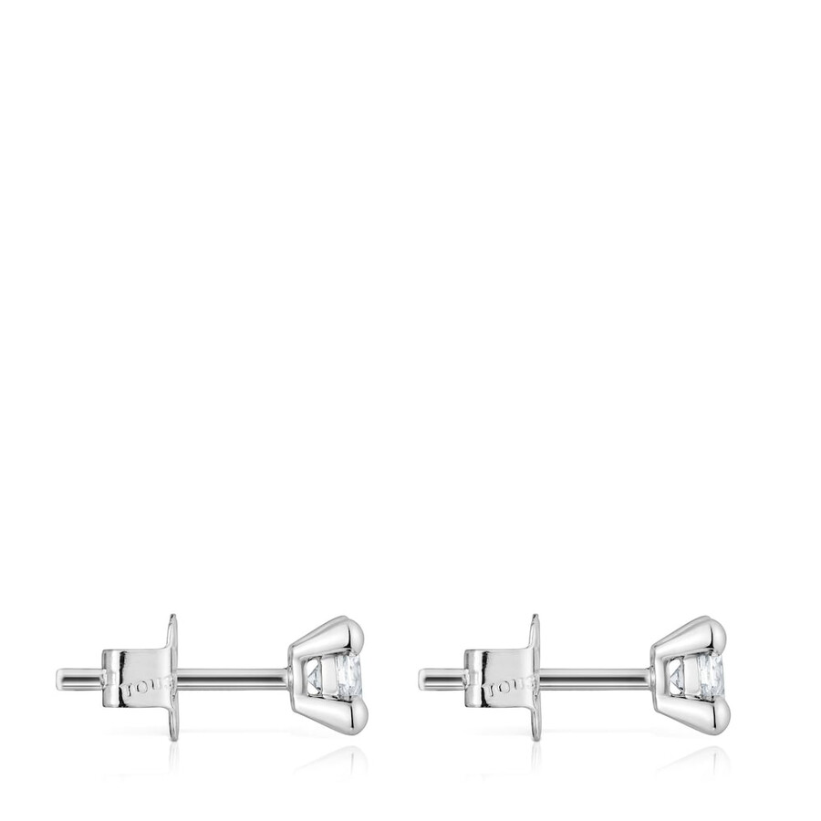 platinohrringe mit 036 ct im labor gezüchteten diamanten tous shine lgd