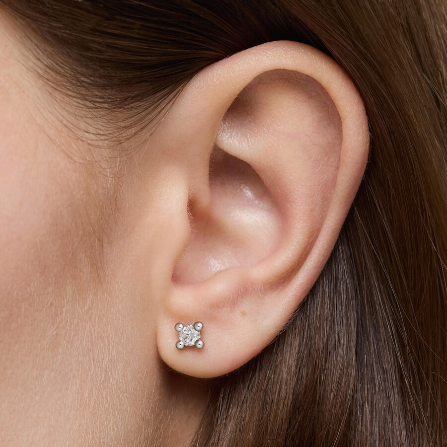 platinohrringe mit 036 ct im labor gezüchteten diamanten tous shine lgd