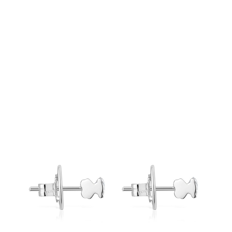 kurze platinohrringe mit 050 ct im labor gezüchteten diamanten von tous sweet diamonds lgd