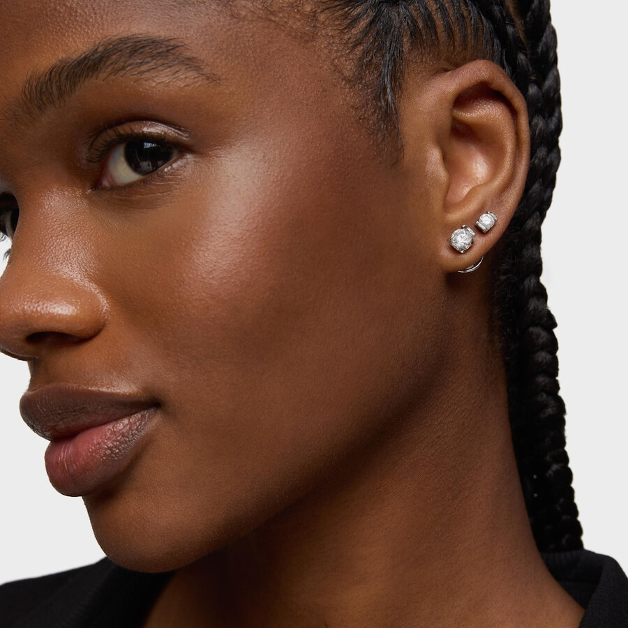 kurze platinohrringe mit 050 ct im labor gezüchteten diamanten von tous sweet diamonds lgd