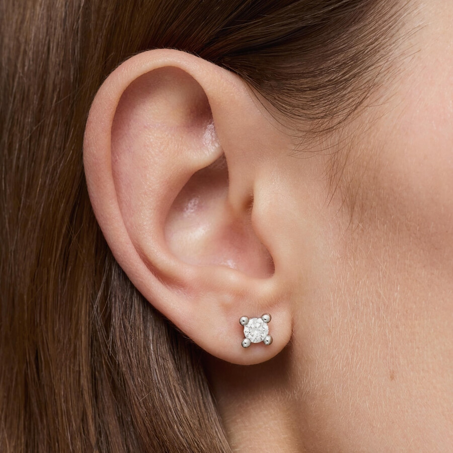 platinohrringe mit 074 ct im labor gezüchteten diamanten tous shine lgd