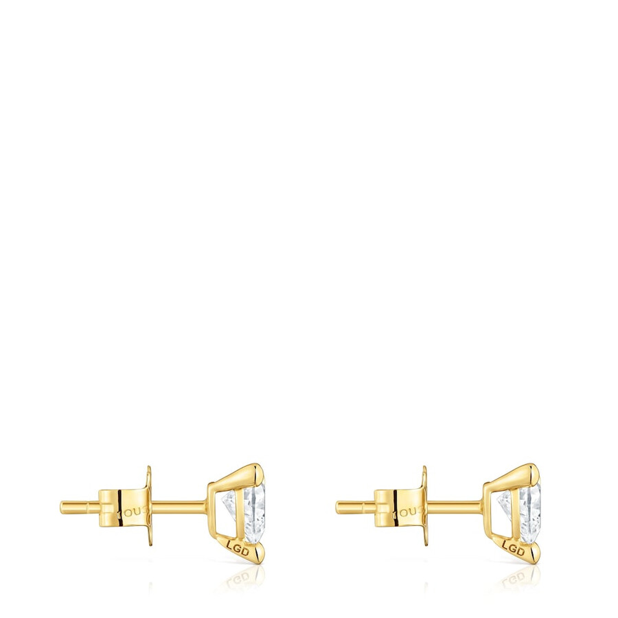 goldene ohrringe mit im labor gezüchteten diamanten garden of love lgd