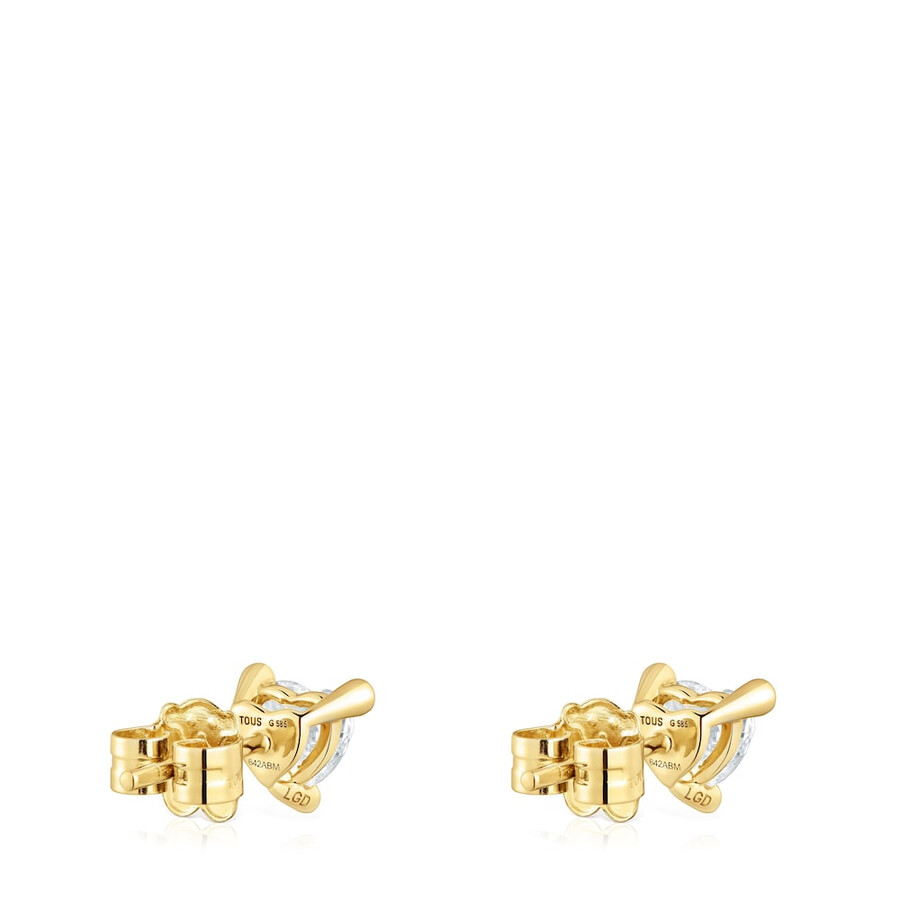 goldene ohrringe mit im labor gezüchteten diamanten garden of love lgd