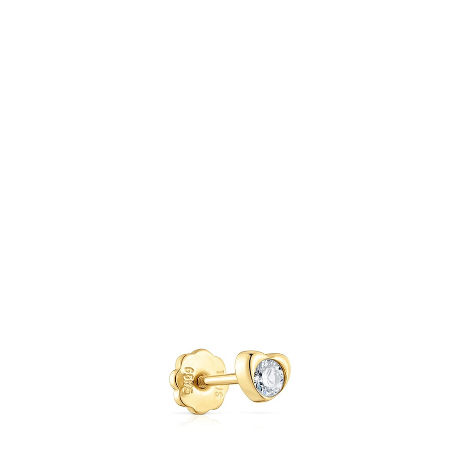 goldene herzohrringe mit im labor gezüchteten diamanten von tous lili