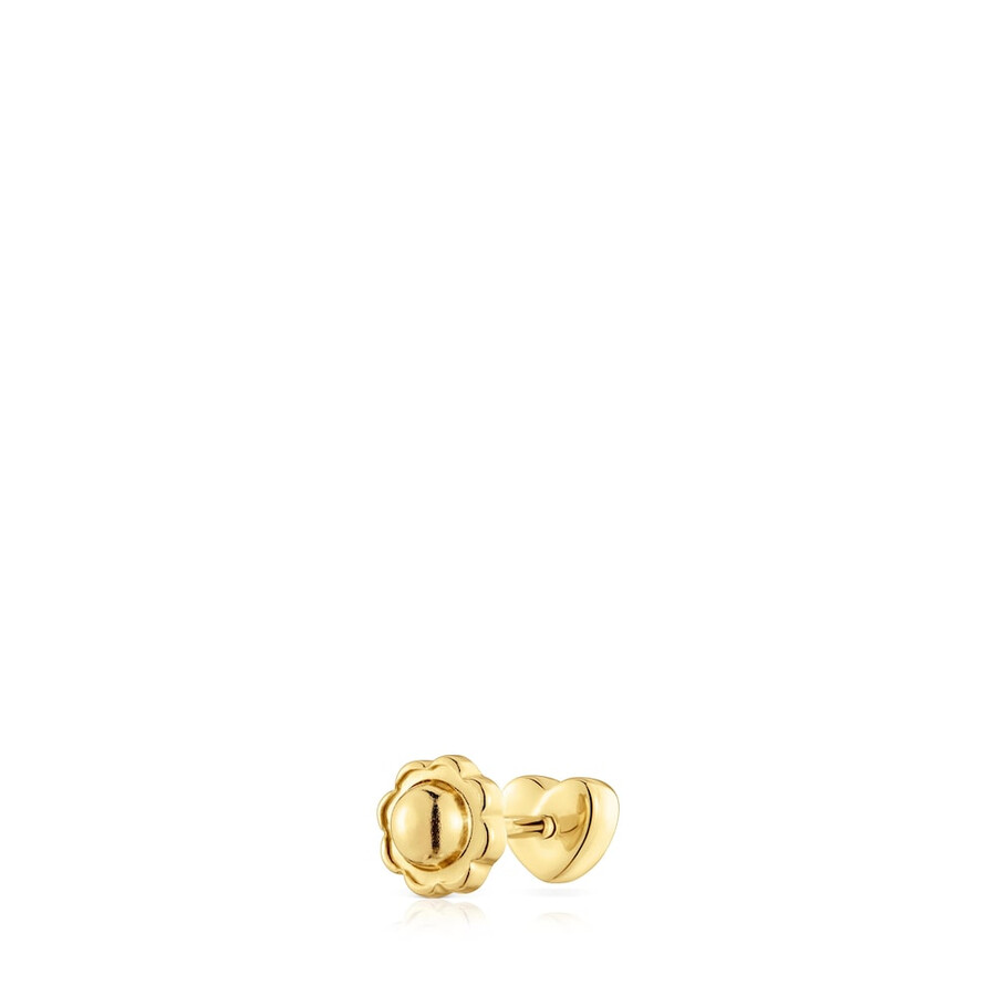 goldene herzohrringe mit im labor gezüchteten diamanten von tous lili