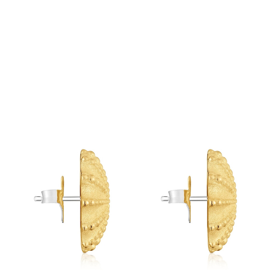 19 mm zweifarbige ohrringe tous grain arrecife de coral