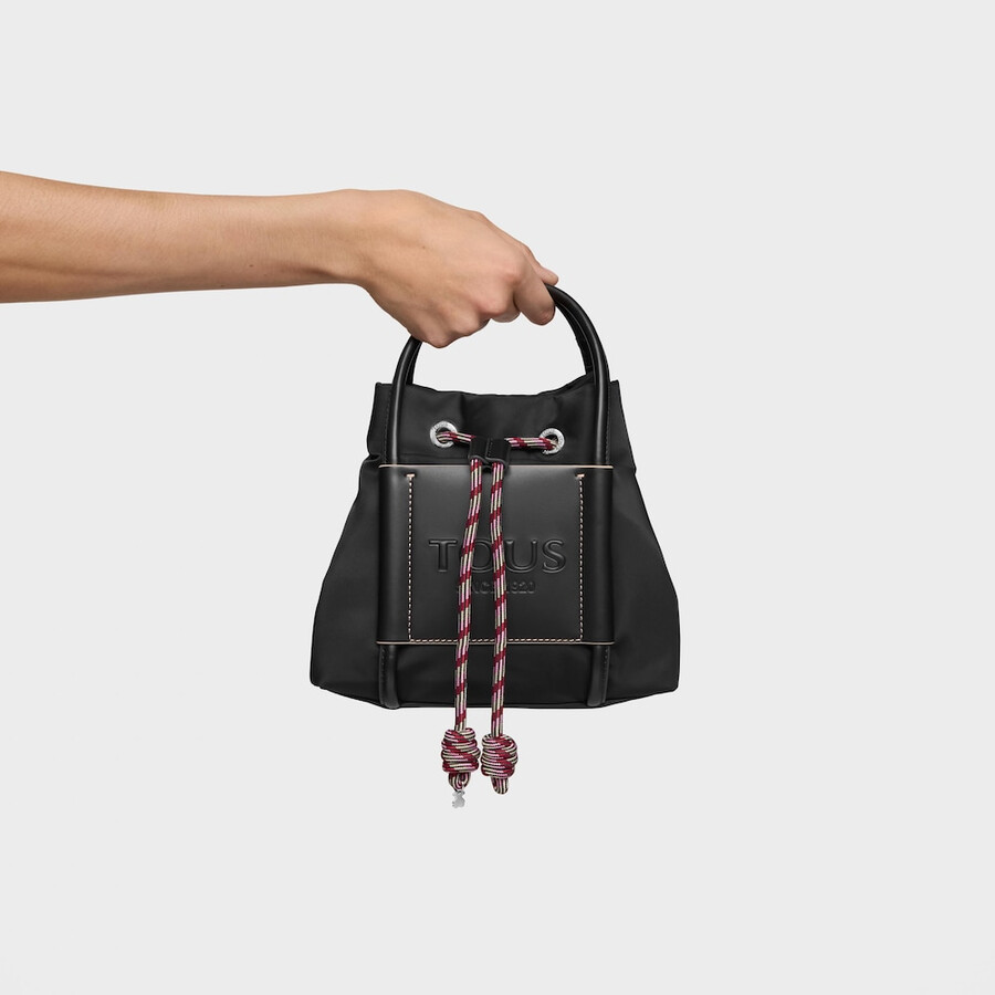 schwarze empire soft one schultertasche