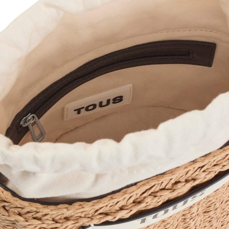 schwarze ein-schulter-tasche von scoubidou