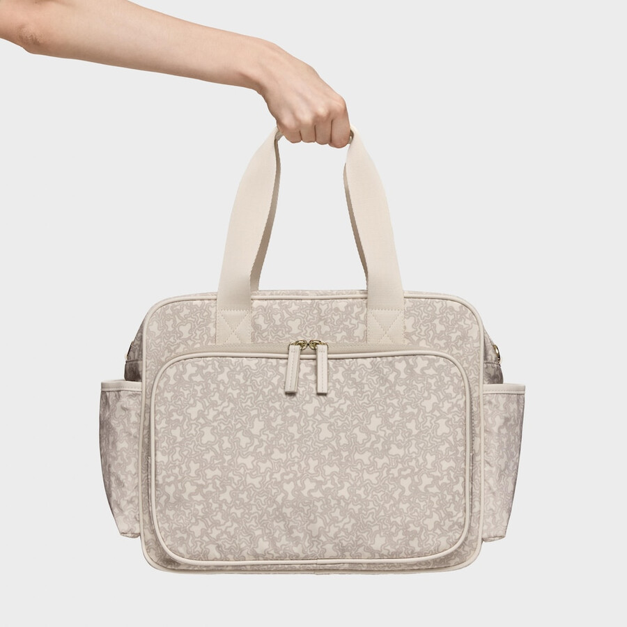 beige wickeltasche kaos mini lines soft