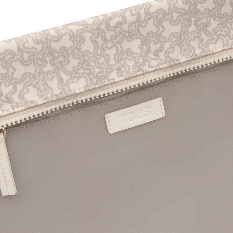 beige wickeltasche kaos mini lines soft
