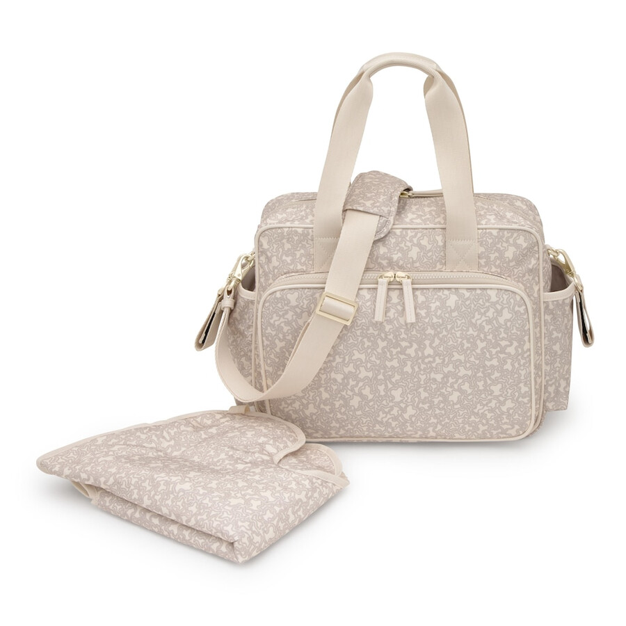 beige wickeltasche kaos mini lines soft