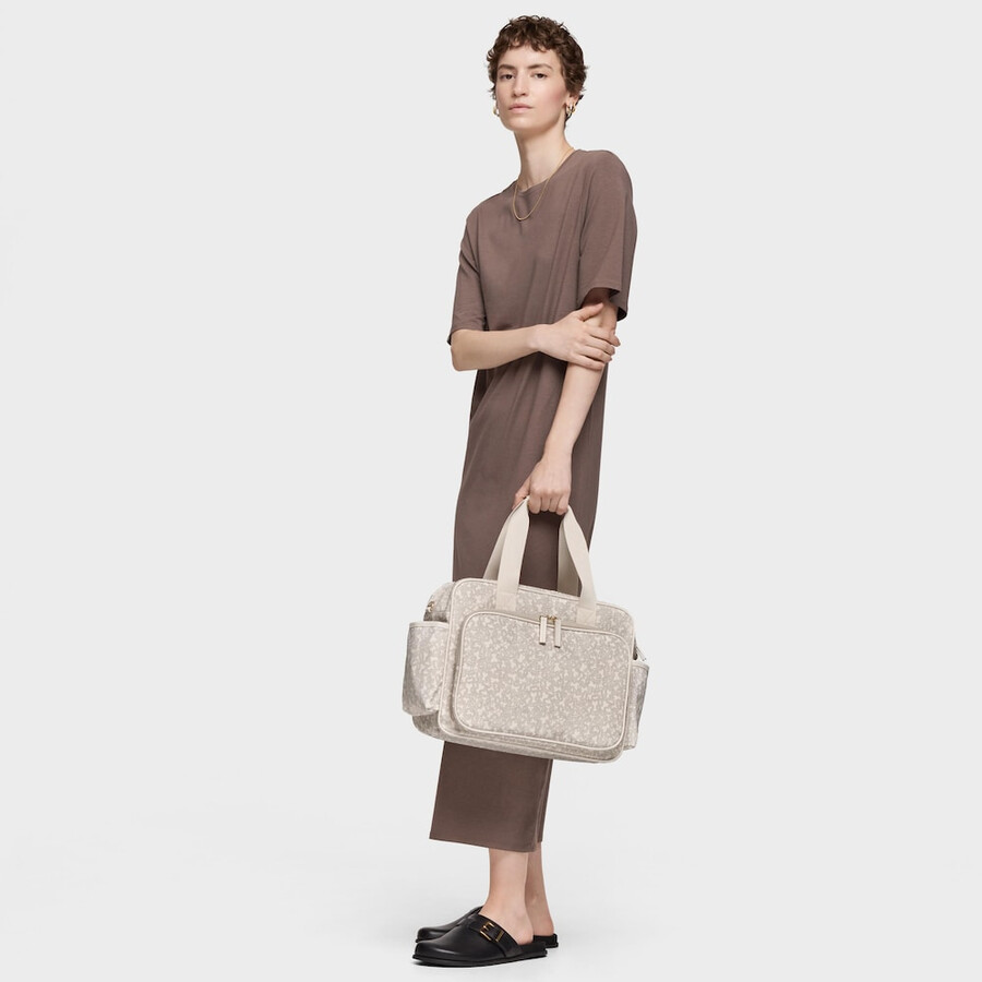beige wickeltasche kaos mini lines soft