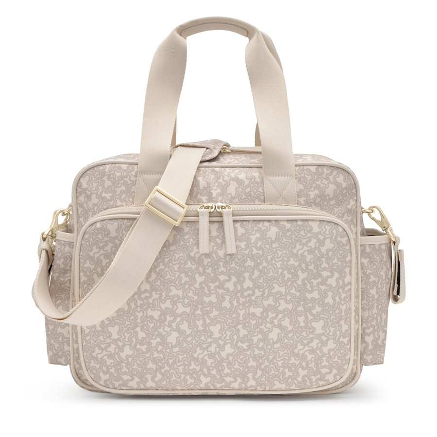 beige wickeltasche kaos mini lines soft