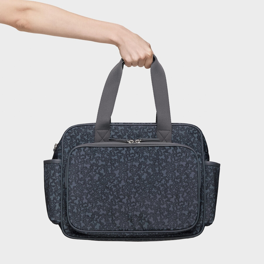 graue wickeltasche kaos mini lines soft