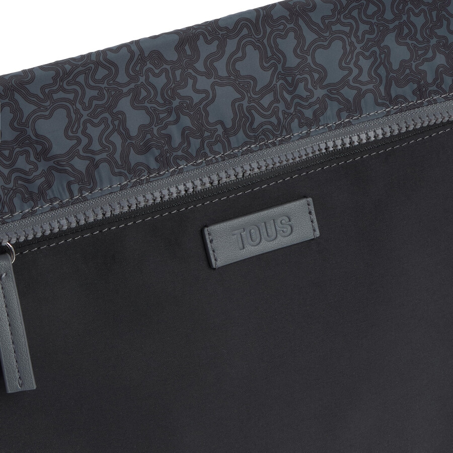 graue wickeltasche kaos mini lines soft