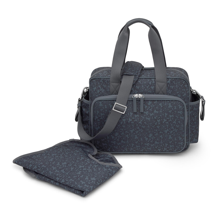graue wickeltasche kaos mini lines soft