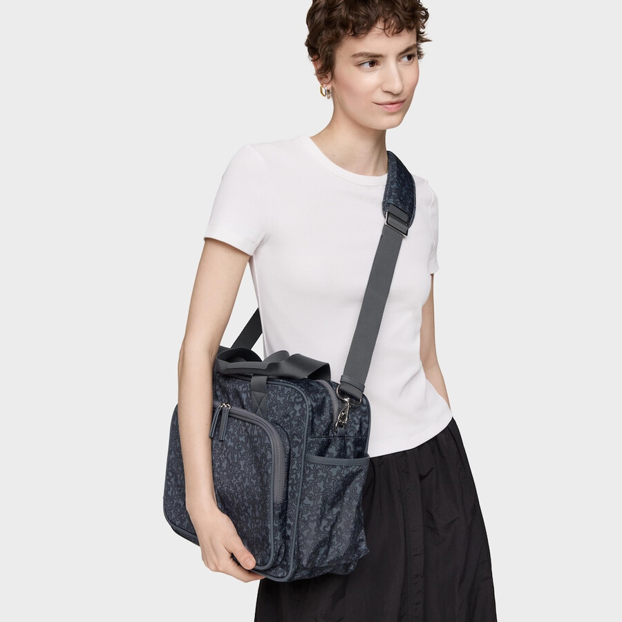 graue wickeltasche kaos mini lines soft