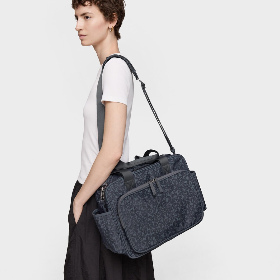graue wickeltasche kaos mini lines soft
