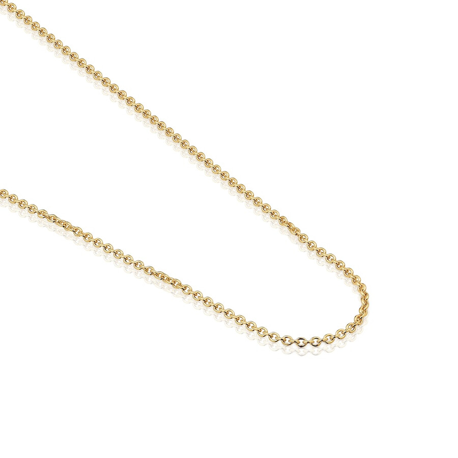 choker mit 18-karätiger vergoldung auf silber 45 cm lange tous-kette
