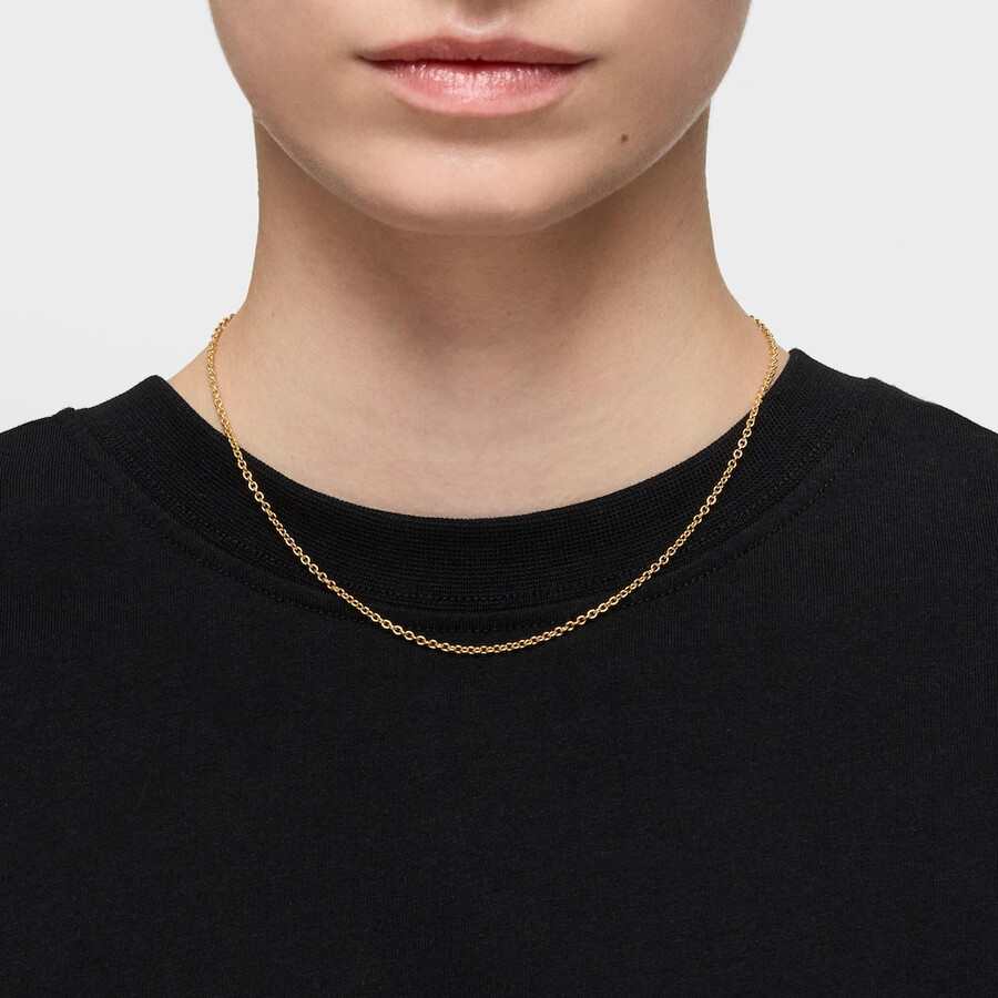 choker mit 18-karätiger vergoldung auf silber 45 cm lange tous-kette