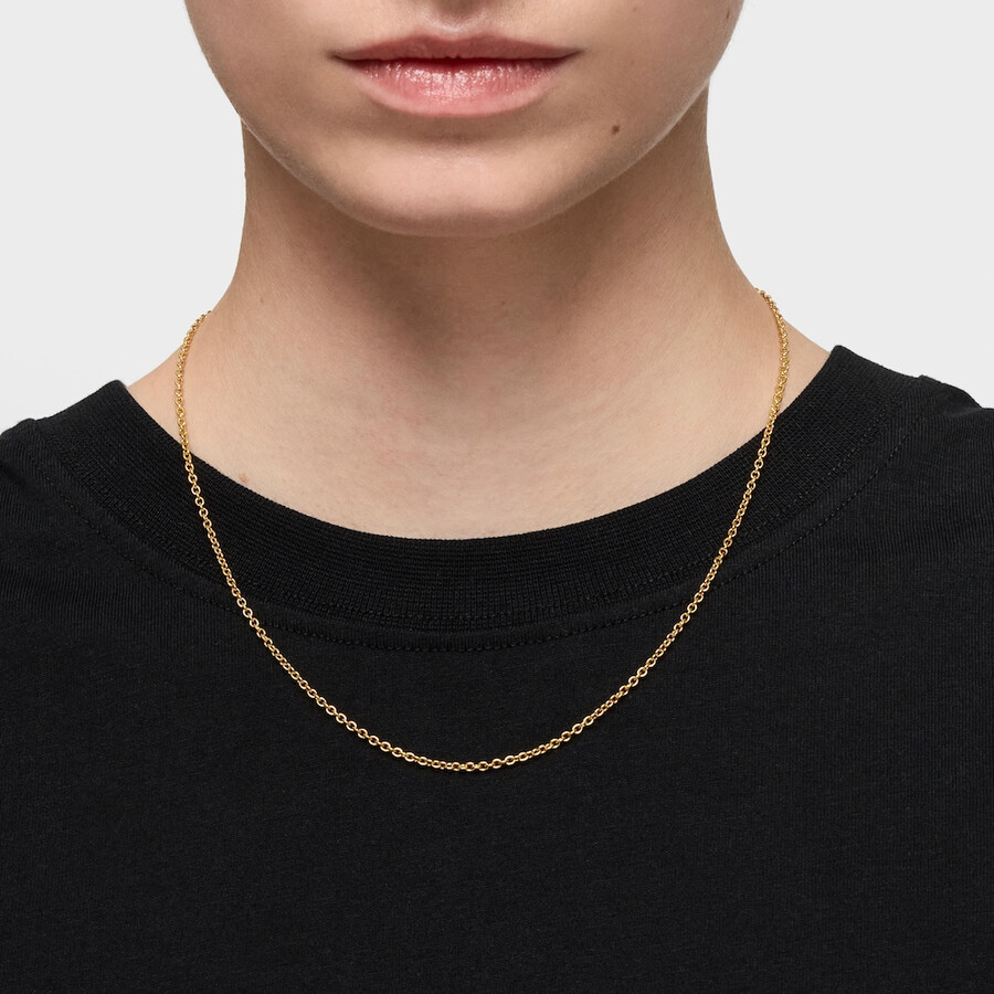 choker mit 18-karätiger vergoldung auf silber 45 cm lange tous-kette