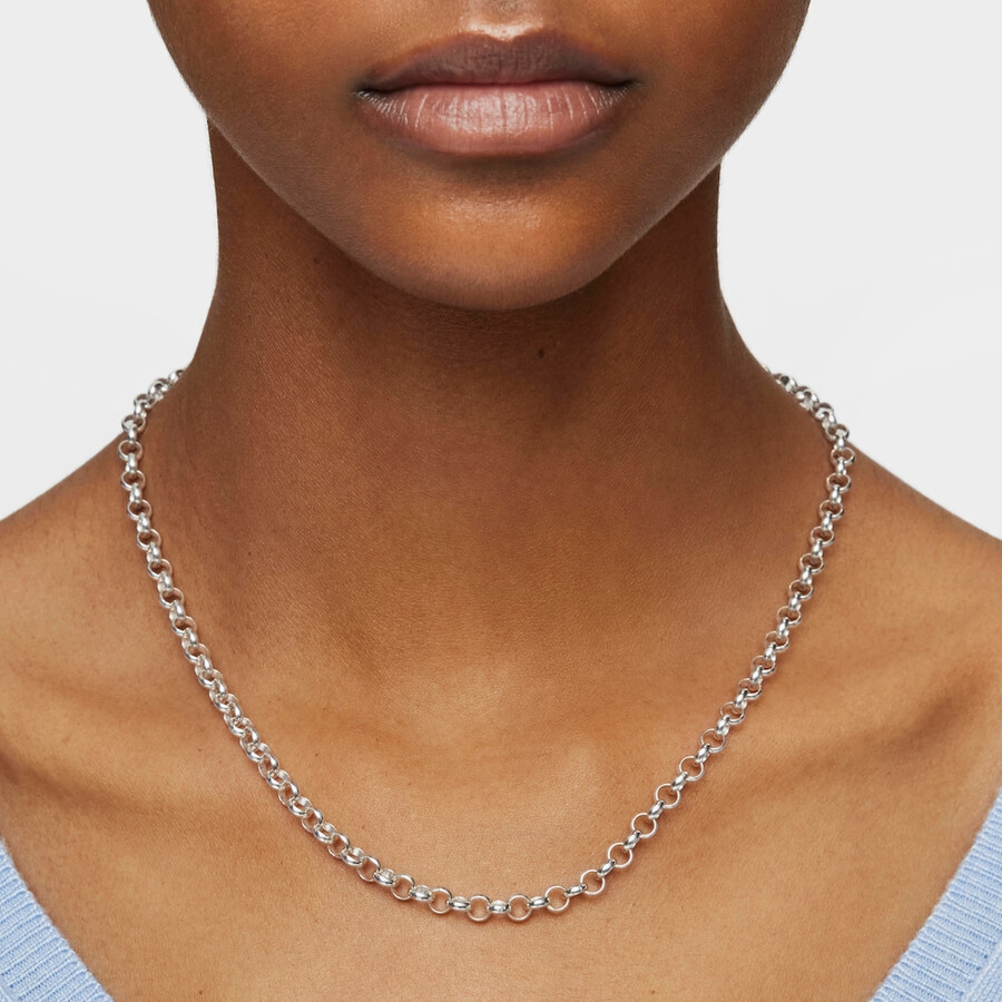 silbernes tous hold choker-halsband 42 cm.