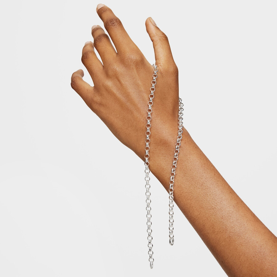 silbernes tous hold choker-halsband 42 cm.
