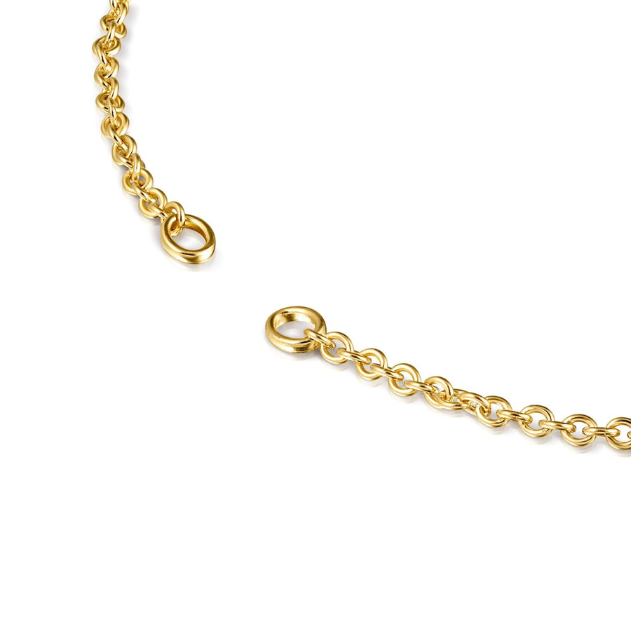silber-vermeil halsband