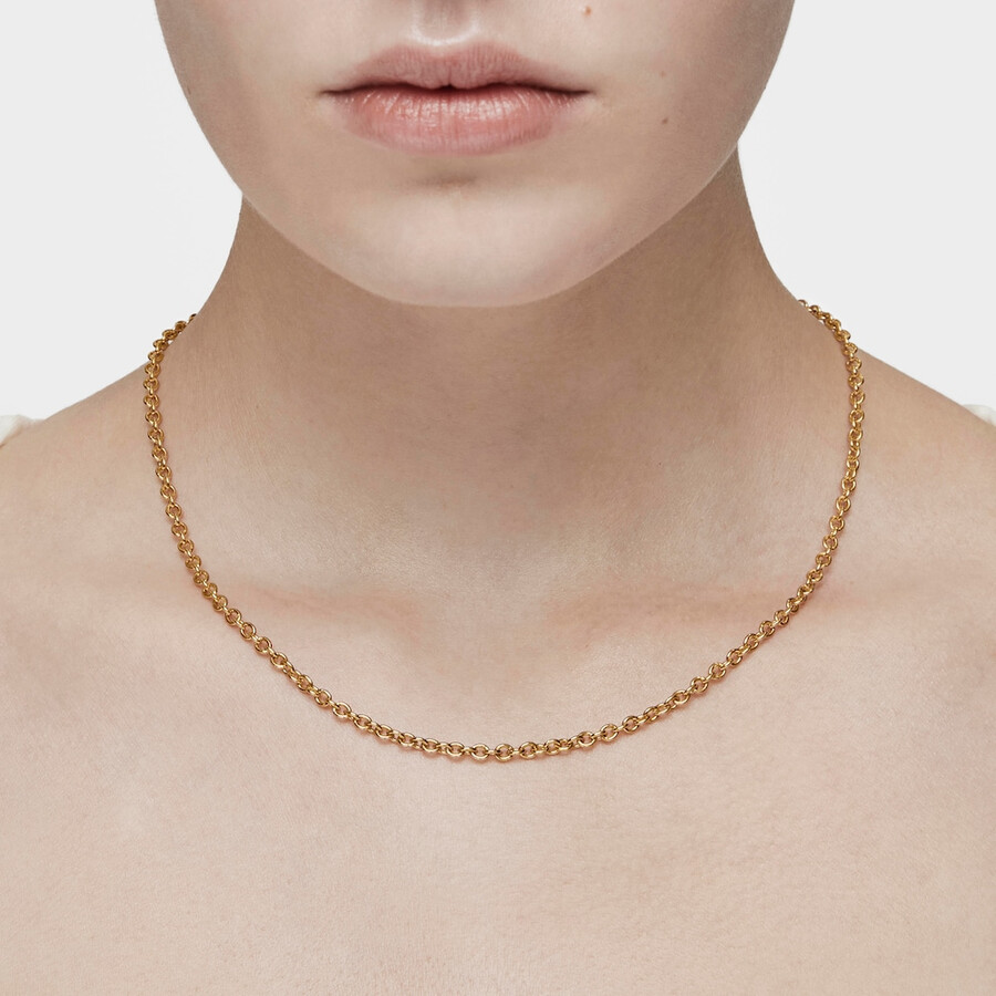 silber-vermeil halsband