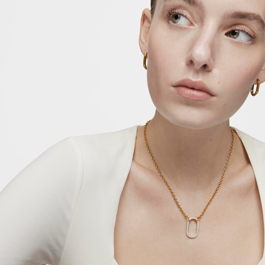 silber-vermeil halsband