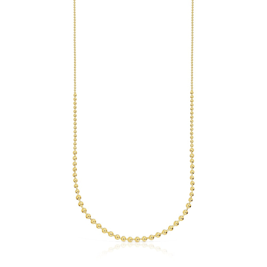 silber-vermeil glänzender choker