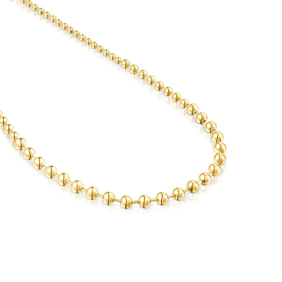 silber-vermeil glänzender choker