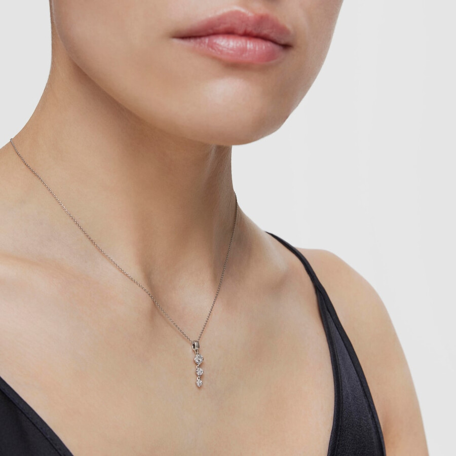 platin-choker mit im labor gezüchteten diamanten les classiques lgd