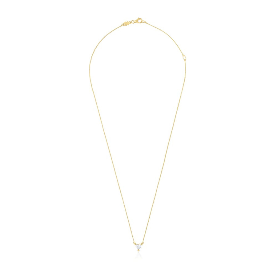 kurze goldkette mit im labor gezüchtetem diamanten „garden of love lgd