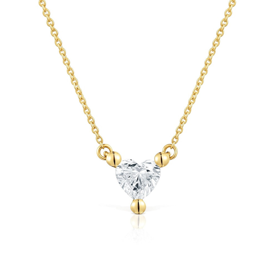 kurze goldkette mit im labor gezüchtetem diamanten „garden of love lgd