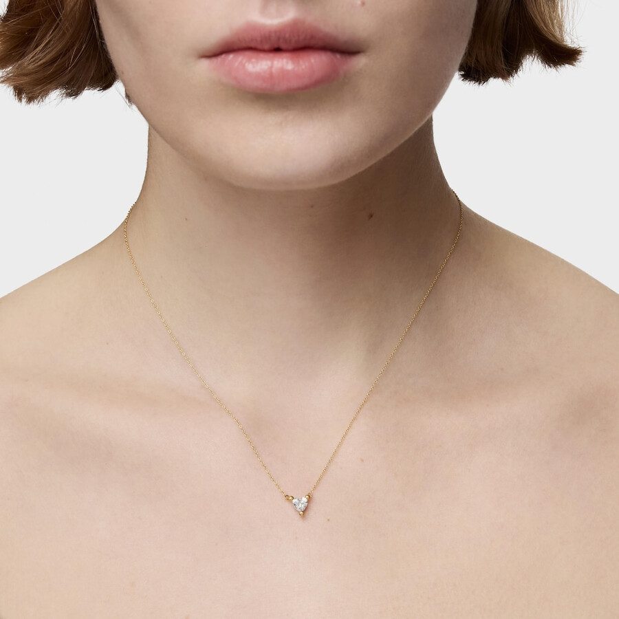 kurze goldkette mit im labor gezüchtetem diamanten „garden of love lgd