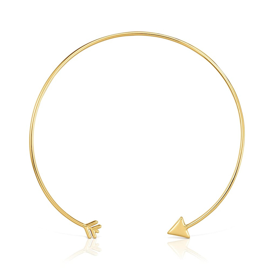 halsband mit 18-karätiger vergoldung auf silber von tous flechazo