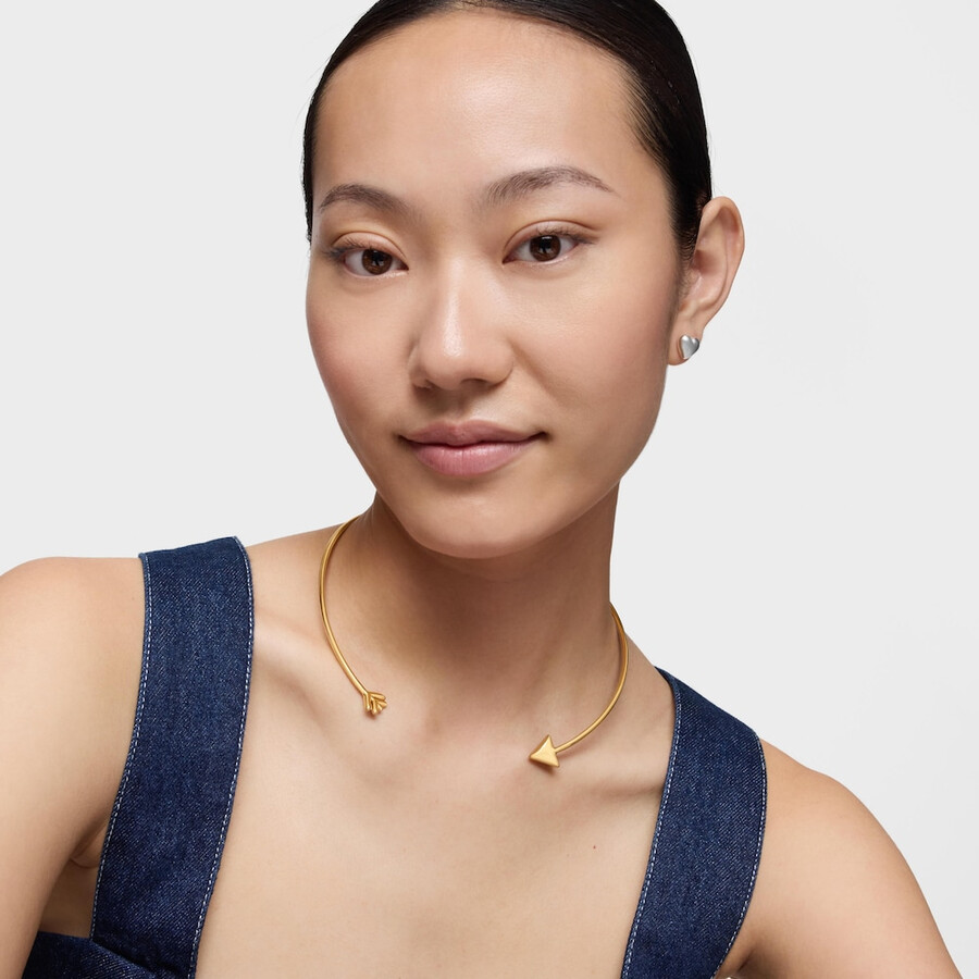 halsband mit 18-karätiger vergoldung auf silber von tous flechazo