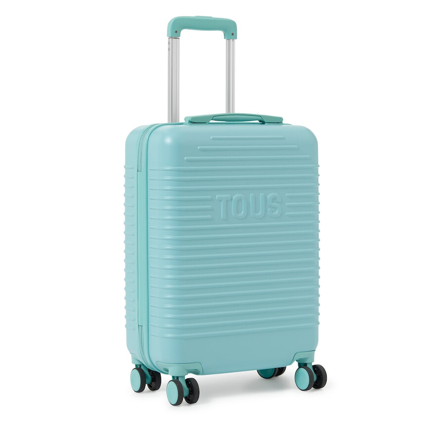 türkisfarbener koffer tous travel