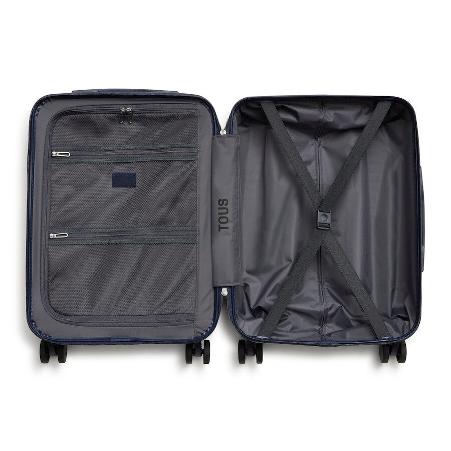 marineblauer koffer von tous travel