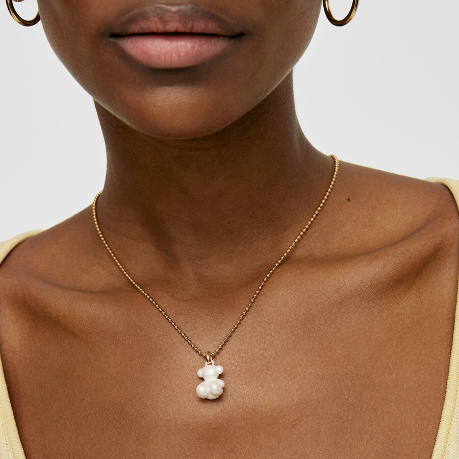 anhänger „bold bear aus weißem stahl
