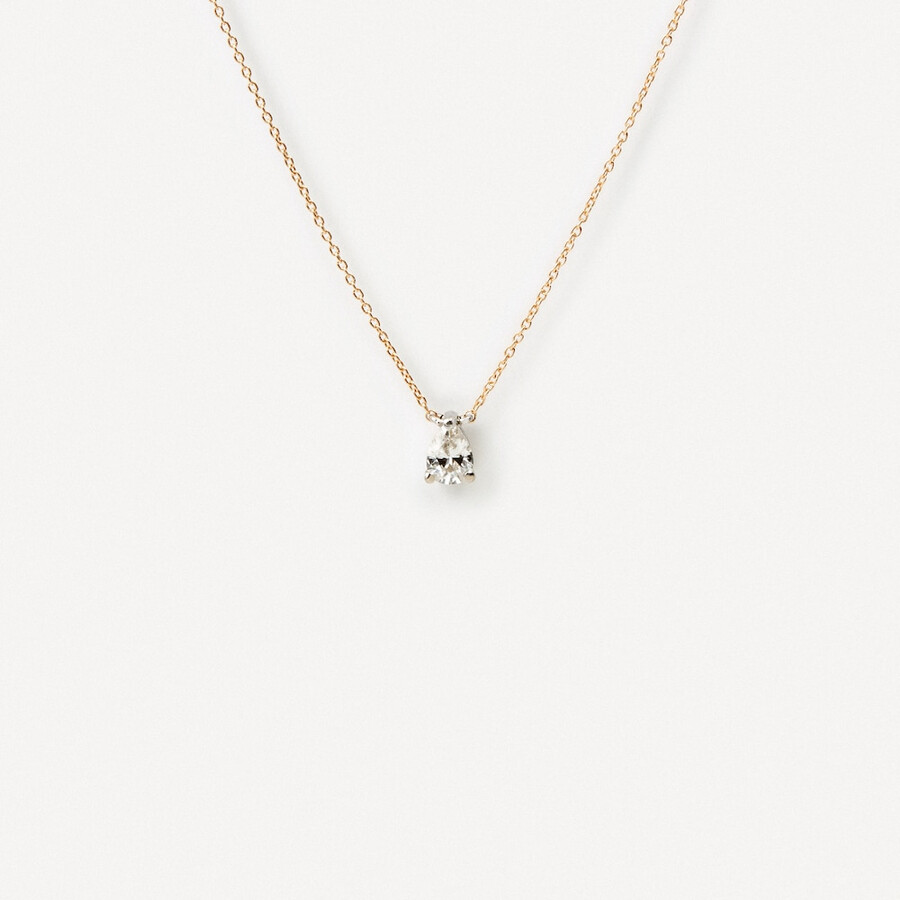 halskette aus gold und weißgold mit diamanten von tous atelier