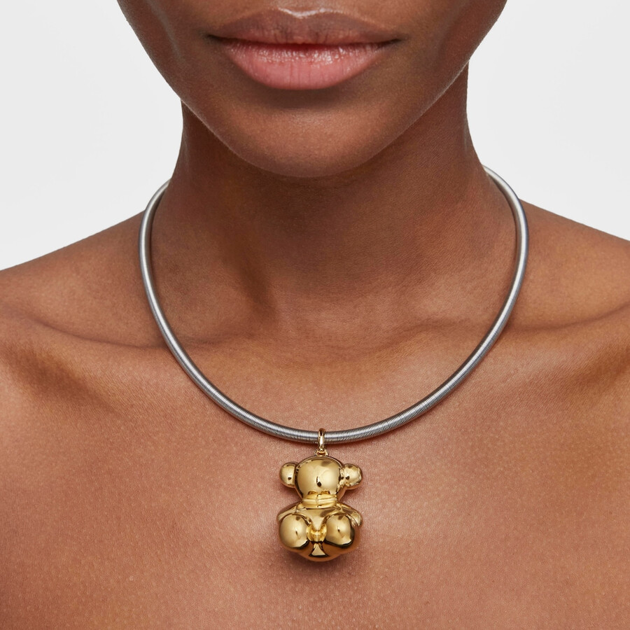 extra großer bärenanhänger 18-karätige vergoldung auf silber modell bold bear