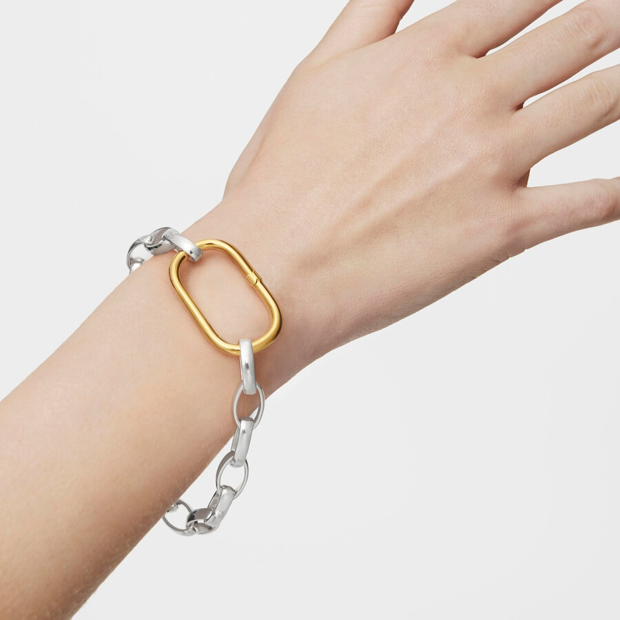 extra großer ring mit 18-karätiger vergoldung auf silber ovale fassung