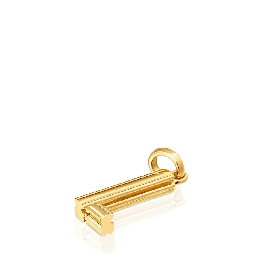 mittlerer anhänger mit dem buchstaben l aus 18-karätigem gold über silber tous alphabet