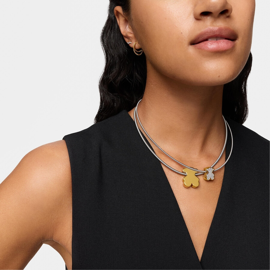 anhänger aus silber mit bärenmotiv vergoldet mit 18 karat gold und diamanten hergestellt in den usa um 1950.