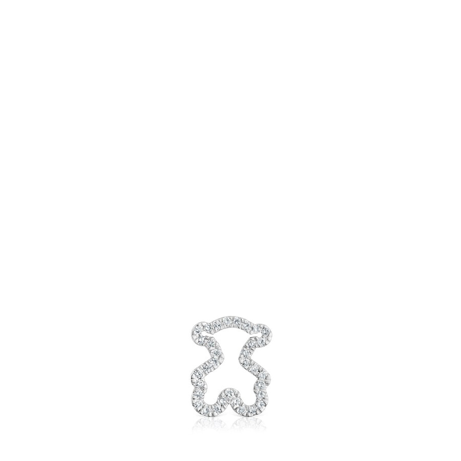 115 mm großer bärenanhänger aus weißgold mit diamanten von icon gems
