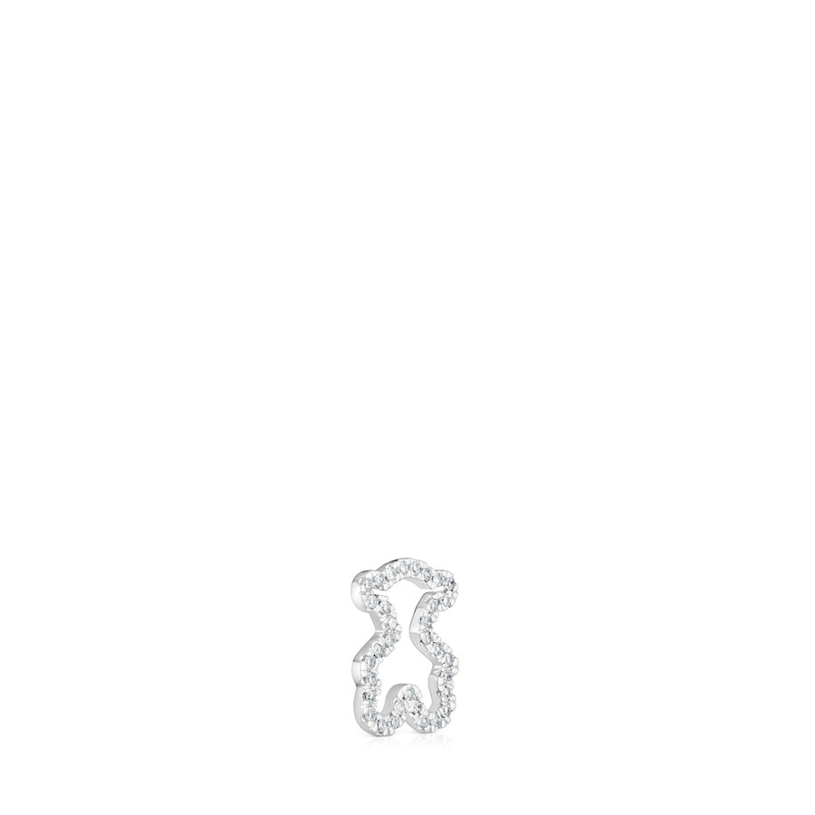115 mm großer bärenanhänger aus weißgold mit diamanten von icon gems